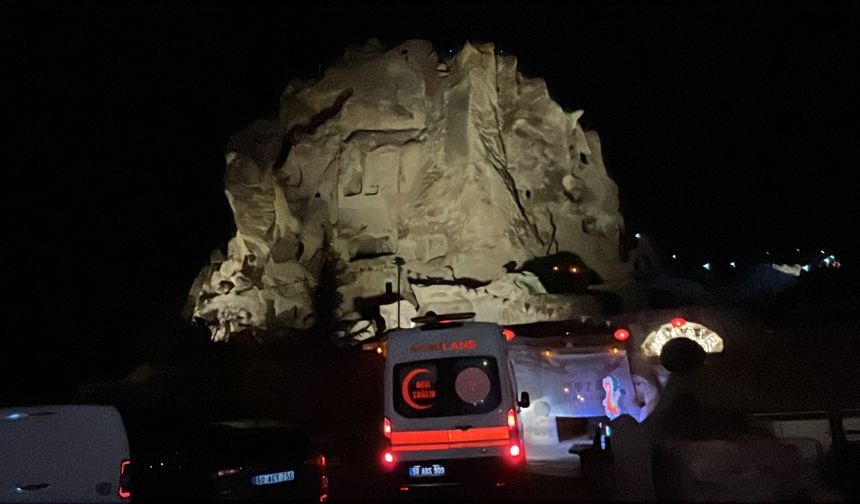 60 Metrelik Uçhisar Kalesi’nde Hayat Kurtaran Dayanışma