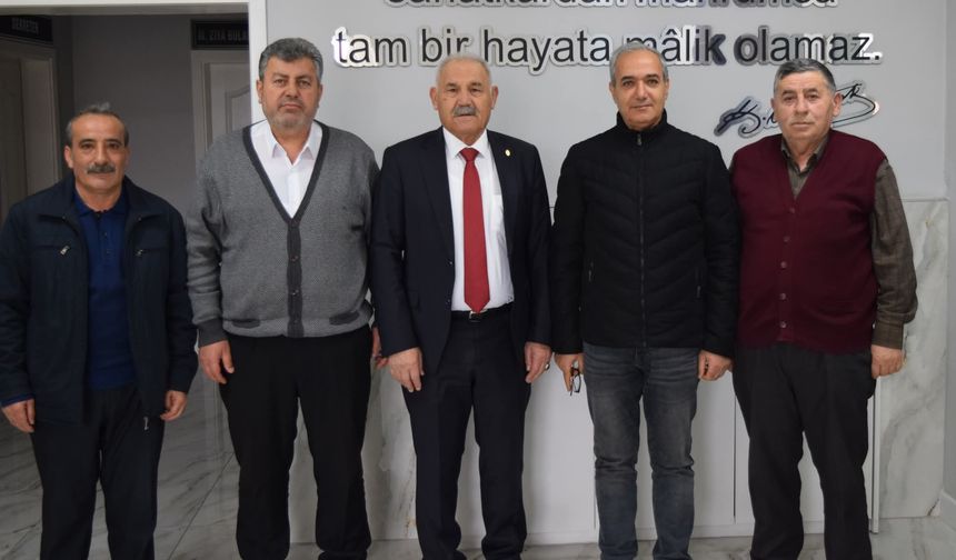 25 Dönem Nevşehir Milletvekili Mehmet Varol, Birlik Başkanı Mehmet Pınarbaşı'nı Ziyaret Etti