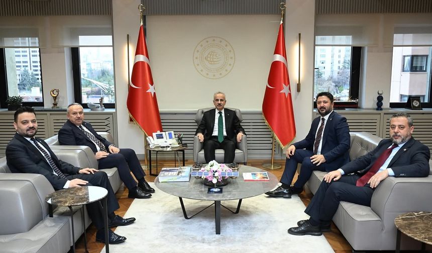 Ulaştırma ve Altyapı Bakanlığı’nda Çevre Yolu Başta Olmak Üzere Nevşehir Ulaşım Yatırımları Görüşüldü