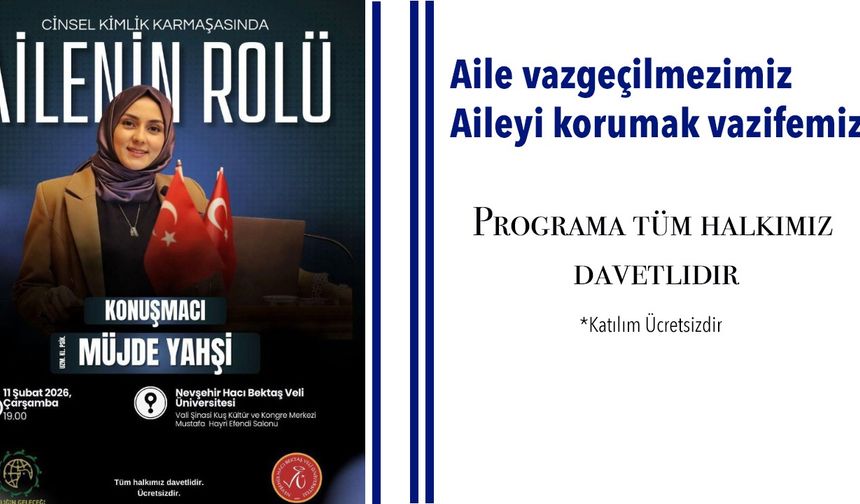 Psikolog Yahşi Nevşehir’de Konferans Verecek