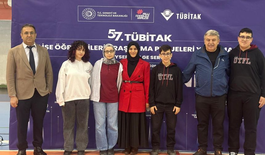 Ürgüp TESAN Fen Lisesi TÜBİTAK Bölge Finalinde 2. Oldu