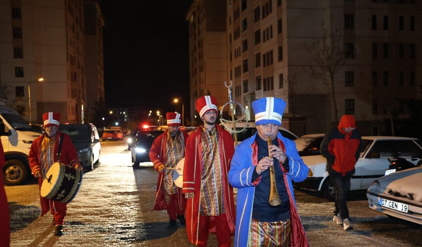 Nevşehir’de İlk Sahura Mehteranla Kalktılar