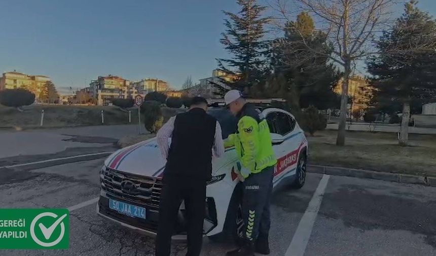 Nevşehir’de Drift Yapan Sürücüye 46 Bin 217 TL Ceza ve Ehliyete 60 Gün El Koyma