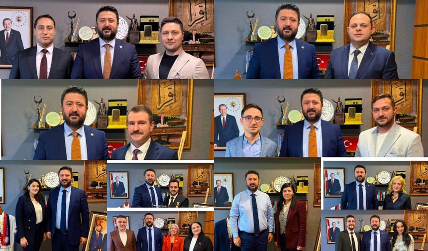 AK Parti Nevşehir Milletvekili Emre Çalışkan’a TBMM’de Yoğun Ziyaretçi Trafiği