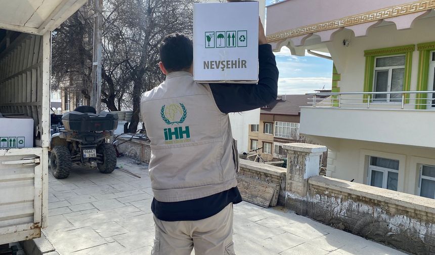 İHH Nevşehir’deki İhtiyaç Sahiplerinin Yanında