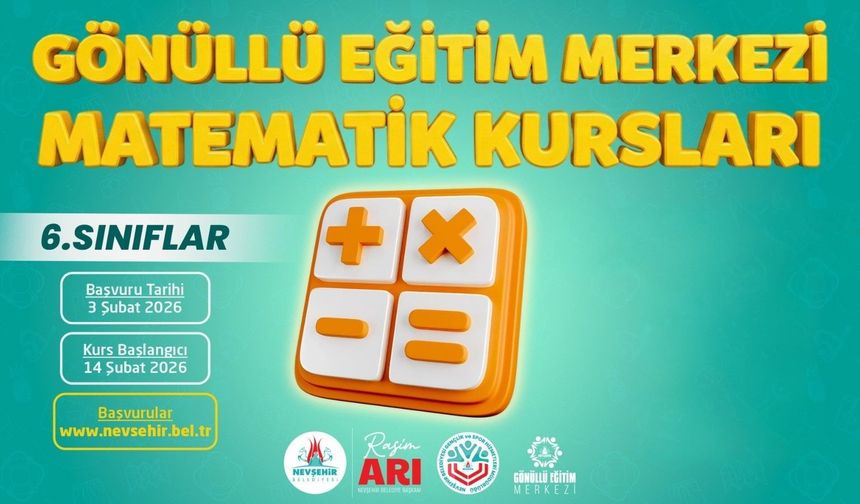 Nevşehir Belediyesi’nde Gönüllü Eğitim Kursları İçin Geri Sayım Başladı