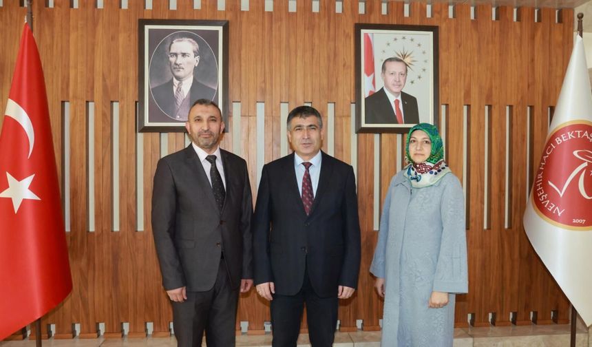 Diyanet Genç Ofis'ten Rektör Aktekin'e Teşekkür Ziyareti