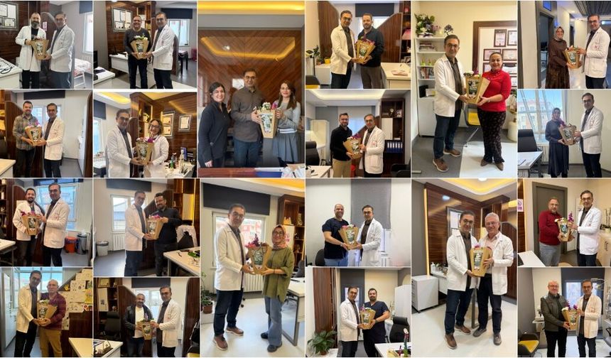 Özel Kapadokya Hastanesi’nde Tıp Bayramı Kutlaması: Başhekim Fatih Yakut Doktorları Ziyaret Etti