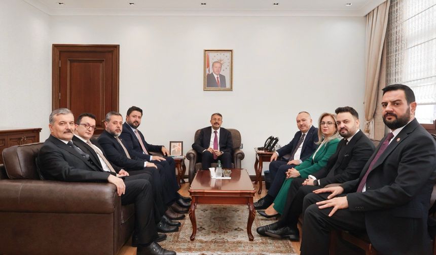Nevşehir Heyetinden İçişleri Bakan Yardımcılarına Ziyaret