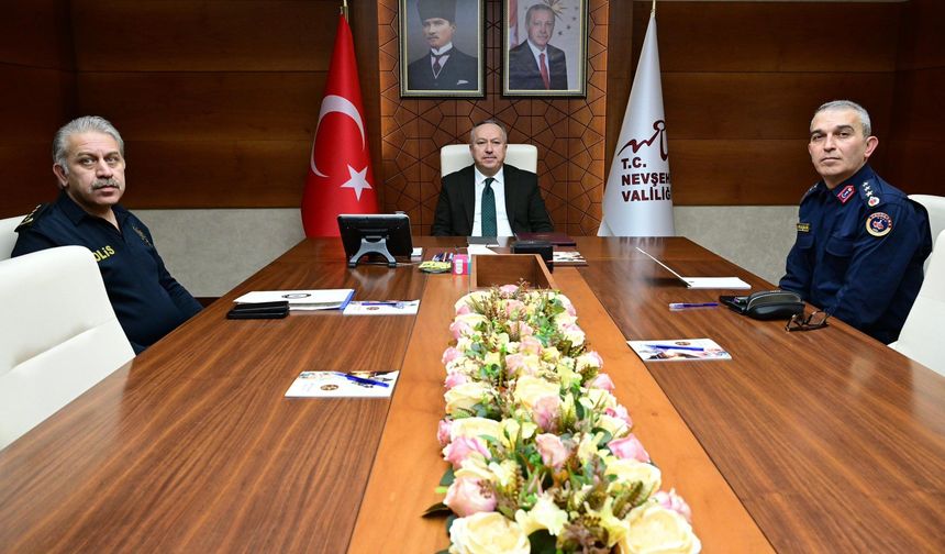 Ramazan Bayramı Emniyet Tedbirleri VKS Toplantısında Değerlendirildi