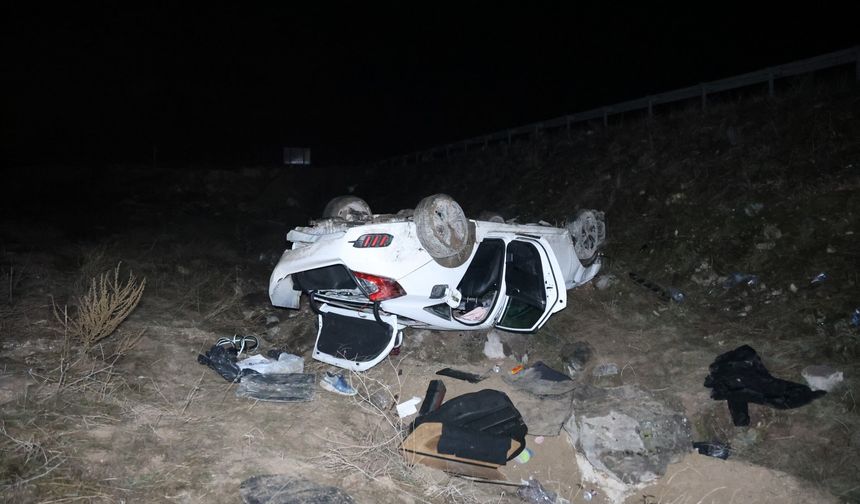 Nevşehir’de Kontrolden Çıkan Otomobil Şarampole Uçtu: 4 Yaralı