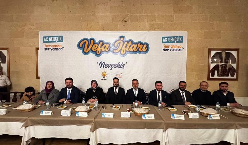 AK Parti Nevşehir Gençlik Kolları Vefa İftarı Programı Düzenlendi