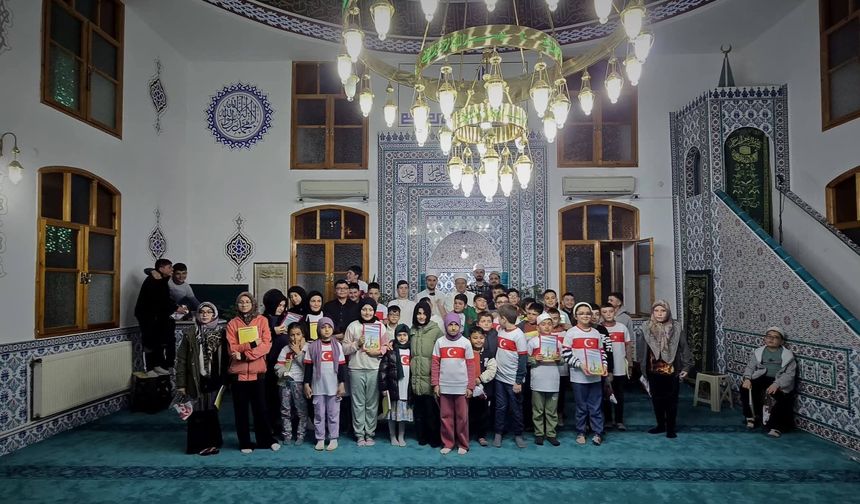 Nar Kasabası’nda “Haydi Çocuklar Teravihe” Etkinliğine Yoğun İlgi
