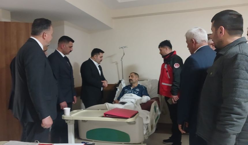 Nevşehir Alperen Ocakları Başkanı Mustafa Aktaş’a Geçmiş Olsun Ziyareti