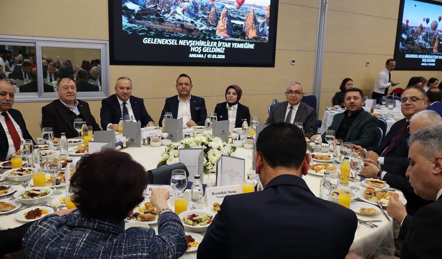 Nevşehirli Bürokratlar Parmaksız Ev Sahipliğinde Ankara’da Buluştu