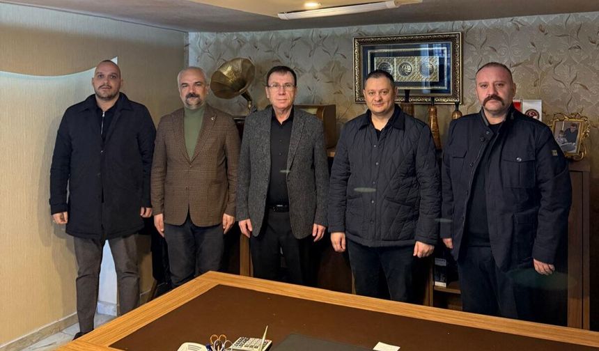 Nevşehir Ticaret ve Sanayi Odası Başkan Adayı Yüksel Babaoğlu’na Ülkü Ocakları’ndan Ziyaret