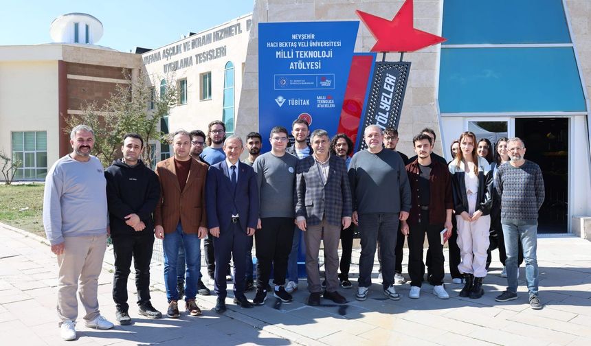 NEVÜ Rektörü Aktekin Milli Teknoloji Atölyesinde İncelemelerde Bulundu