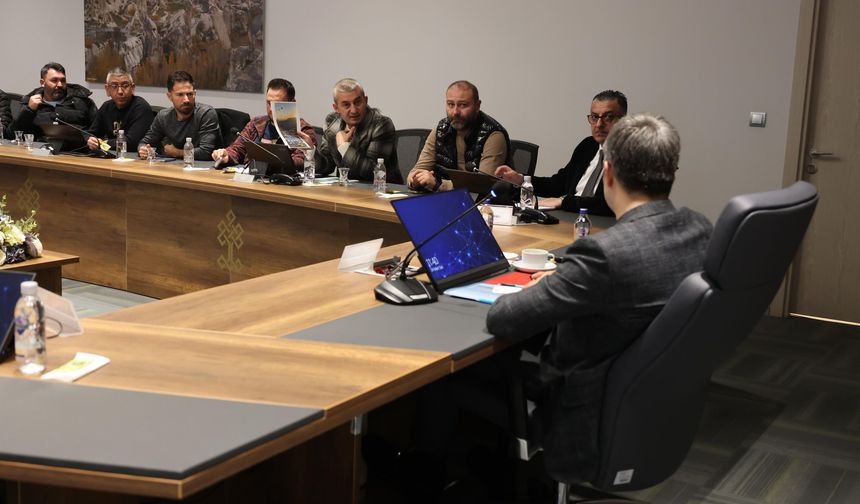 Kapadokya Alan Başkanı Aslanbay, Cip Acente İşletmecileriyle Görüştü