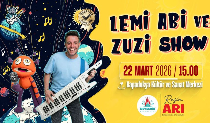 Lemi Abi ve Zuzi, Nevşehirli Çocuklarla Buluşacak