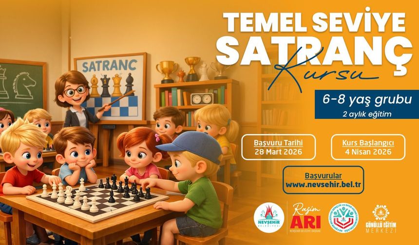 Nevşehir Belediyesi’nden Çocuklara Satranç Eğitimi Fırsatı