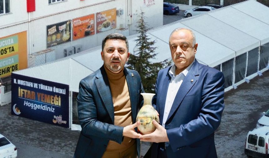 Nevşehir Belediye Başkanı Rasim Arı, Öbekli Ailesinin İftar Çadırını Ziyaret Etti