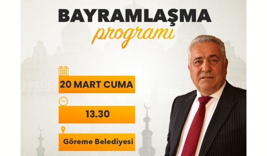 Göreme'de Bayramlaşma Programı Belli Oldu