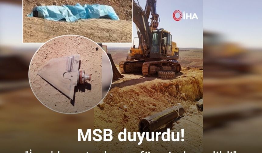 MSB: ''İran'dan ateşlenen füze imha edildi''