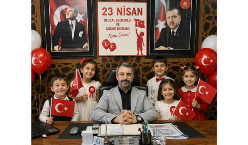 Karapınar Belediye Başkanı Yasin Güneş’ten 23 Nisan Mesajı “Çocuklarımız Geleceğimizin Teminatıdır”