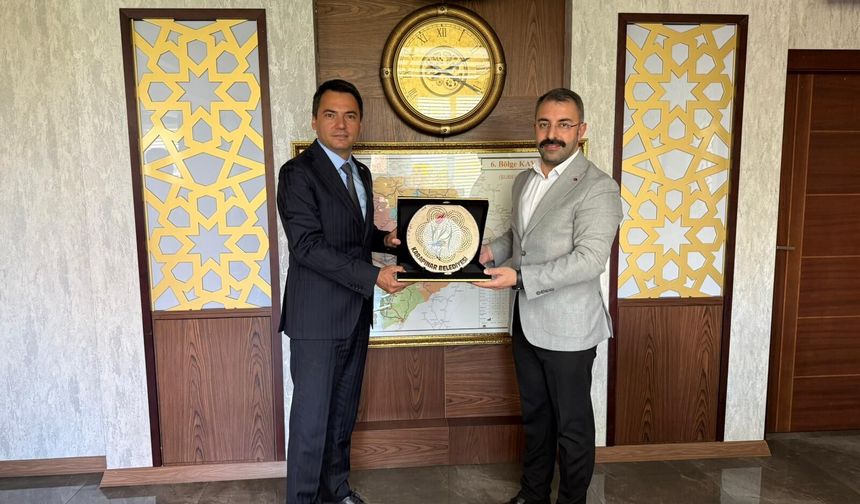 Karapınar Belediye Başkanı Yasin Güneş’ten Karayolları Bölge Müdürü Umut Akyazı’ya Ziyaret