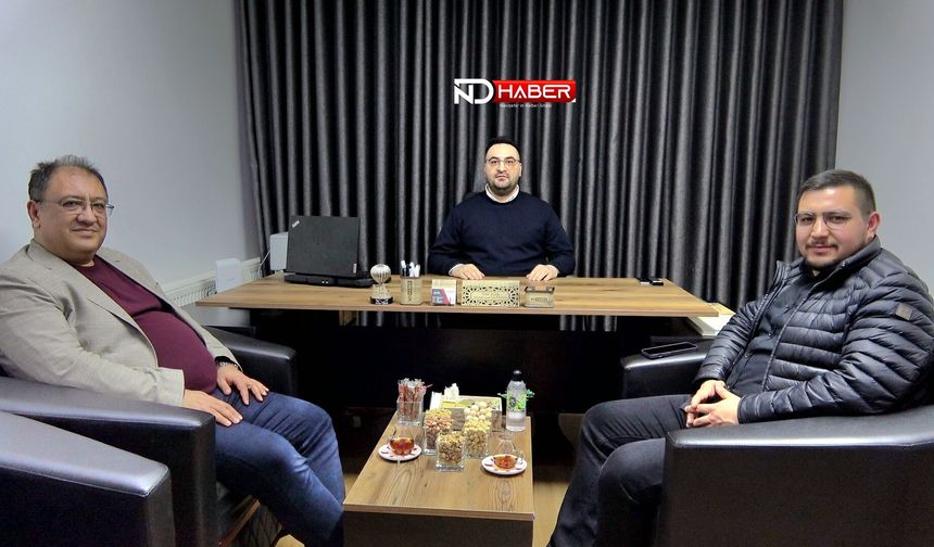 CHP Nevşehir İl Başkanı Bülent Yumuş ve Gençlik Kolları Başkanı Ömer Seviç’ten ND Haber’e Ziyaret