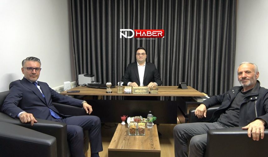 Derinkuyulu İş İnsanı İbrahim Sayın’dan ND Haber’e Ziyaret