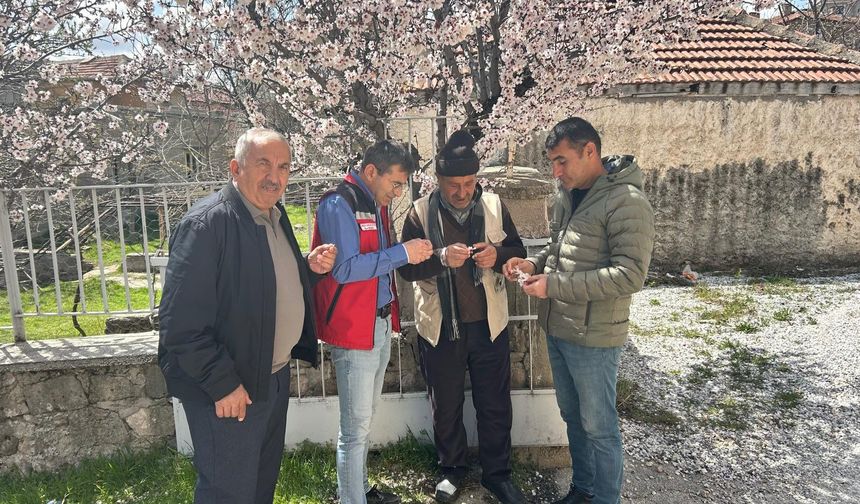 Nevşehir’de Zirai Don Riskine Karşı Saha Çalışmaları Sürüyor