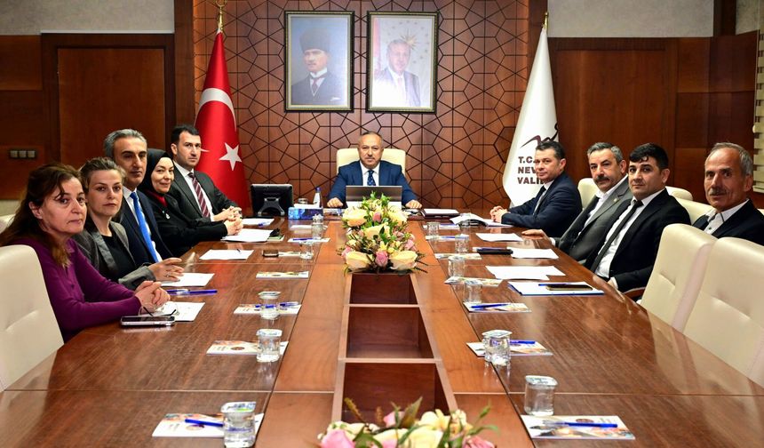 Nevşehir’de Toprak Koruma Kurulu Toplantısı Gerçekleştirildi