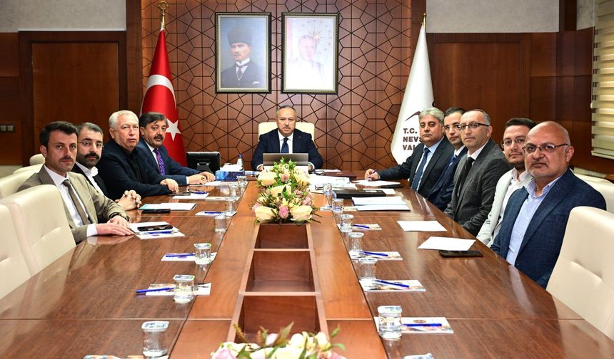 Nevşehir’de Kapadokya İl Özel İdareleri ve Belediyeler Birliği Encümen Toplantısı Yapıldı