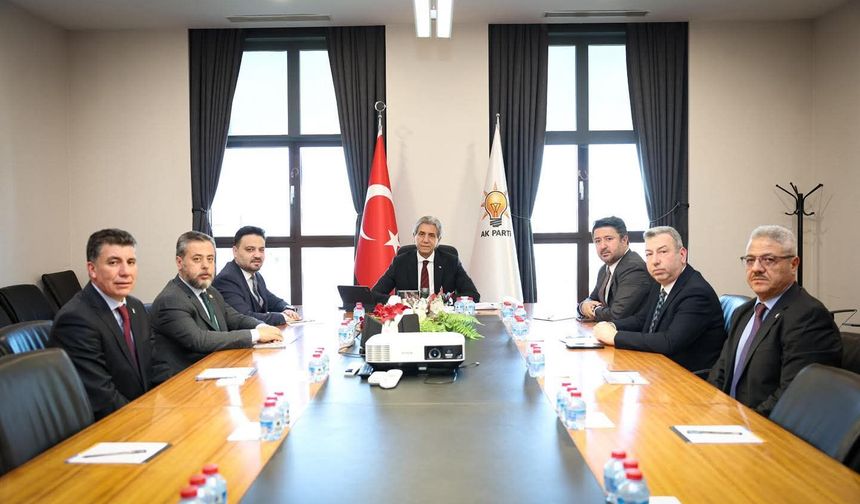 AK Parti Nevşehir Heyetinden Yerel Yönetimler Başkanlığı’na  Ziyaret