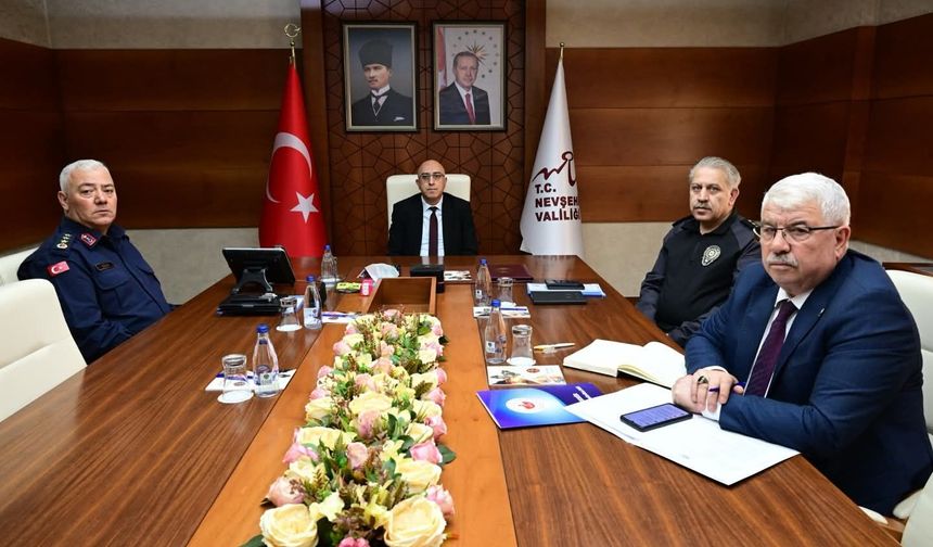 Nevşehir’de “Okul Güvenliği” Toplantısı Gerçekleştirildi