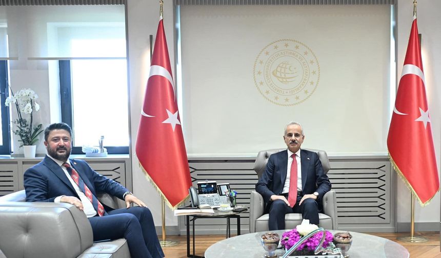 Bakan Uraloğlu, Milletvekili Emre Çalışkan ile Bir Araya Geldi