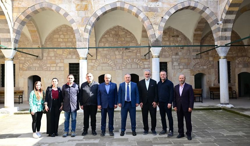 Vali Ali Fidan, Restorasyonu Tamamlanan Damat İbrahim Paşa Külliyesi’nde İncelemelerde Bulundu