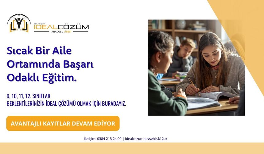 Eğitimde Aradığın Çözüm: “İdeal Çözüm“