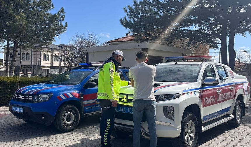 Nevşehir’de Trafiği Tehlikeye Atan Motosiklet Sürücüsüne 88 Bin 500 TL Ceza