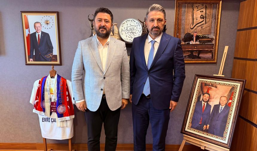 Nevşehirli Hemşehrimiz İstanbul Taksiciler Esnaf Odası Başkanı Dalcı’dan Milletvekili Emre Çalışkan’a TBMM’de Ziyaret