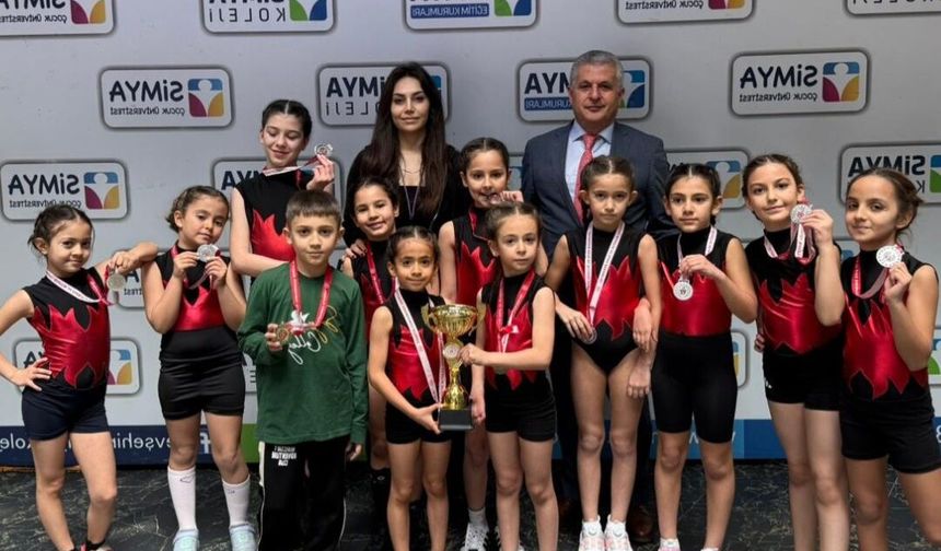 Simya Koleji İlkokulundan Jimnastik Rüzgarı