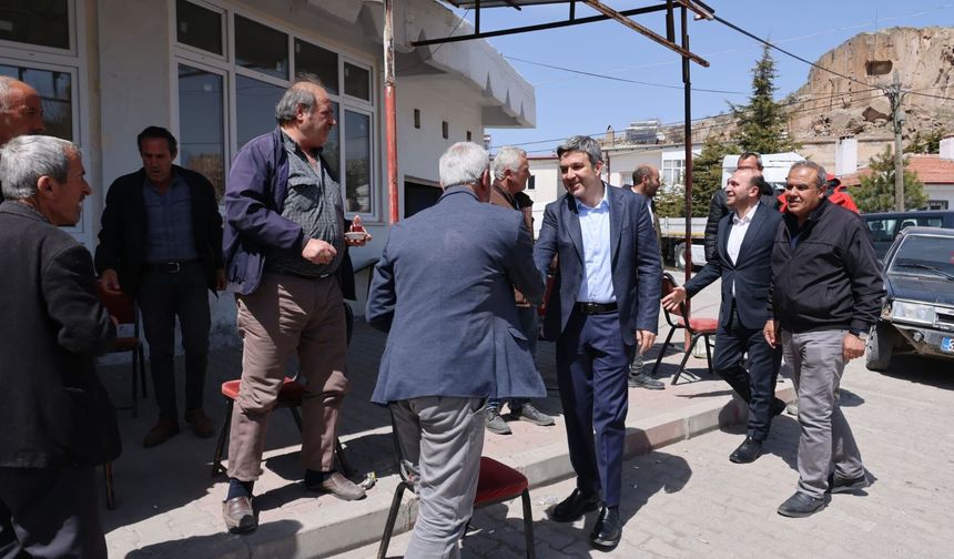 Kapadokya Alan Başkanı Aslanbay, Mazı Köyünde İncelemelerde Bulundu