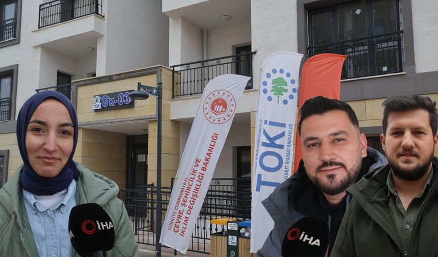 Nevşehir'de TOKİ Konutları Hak Sahiplerine Teslim Edildi