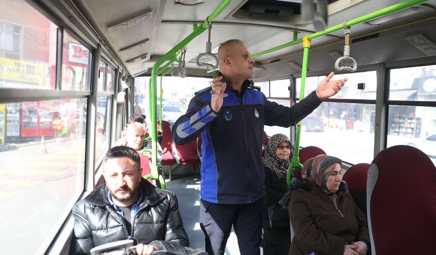 Halk Otobüslerine Yönelik Denetimler ve Kontroller Yapılıyor