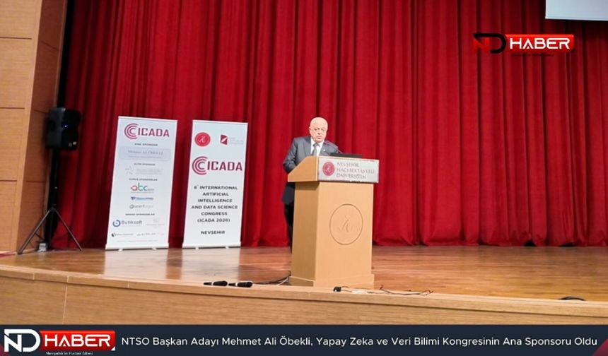 NTSO Başkan Adayı Mehmet Ali Öbekli, Yapay Zeka ve Veri Bilimi Kongresinin Ana Sponsoru Oldu