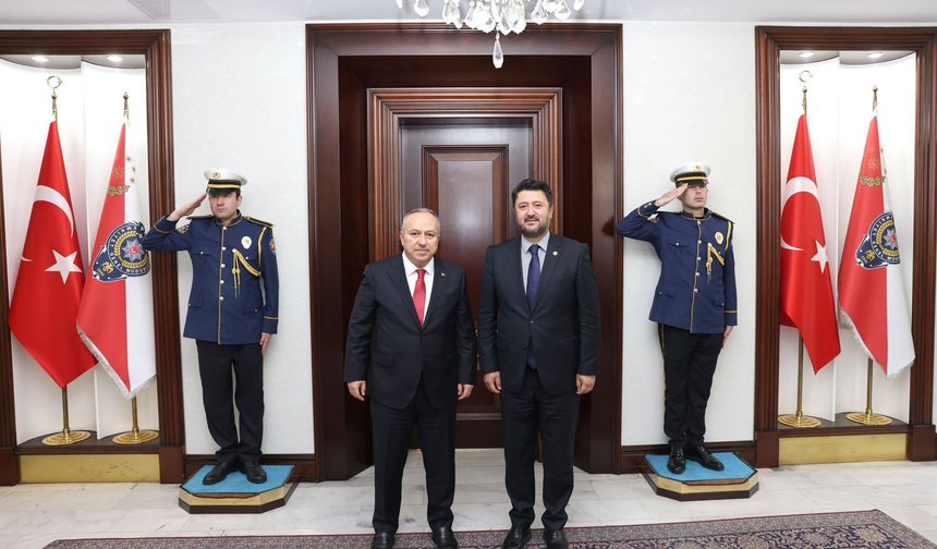 Milletvekili Emre Çalışkan’dan Emniyet Genel Müdürü Ali Fidan’a Ziyaret