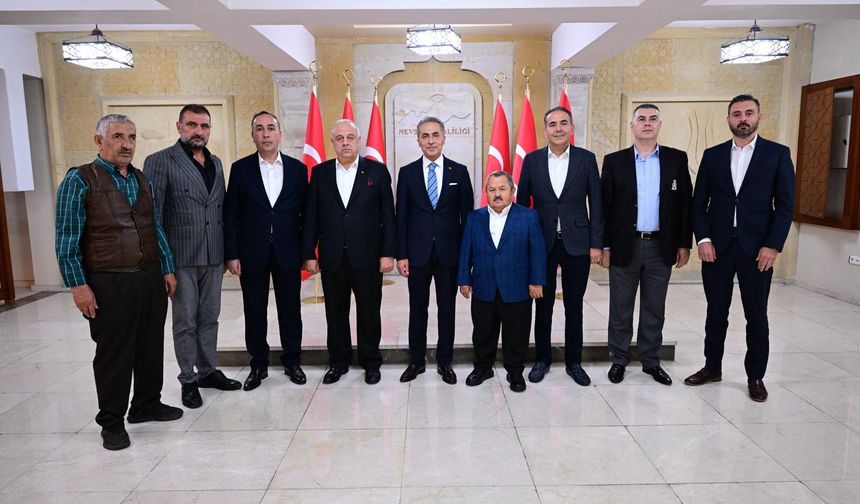 NTSO Başkan Adayı Mehmet Ali Öbekli’den Vali Hüseyin Kök’e Hayırlı Olsun Ziyareti