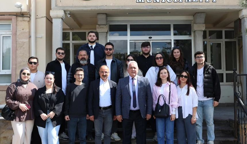 Bartın Üniversitesi Heyetinden Göreme Belediye Başkanı Ömer Eren’e Ziyaret