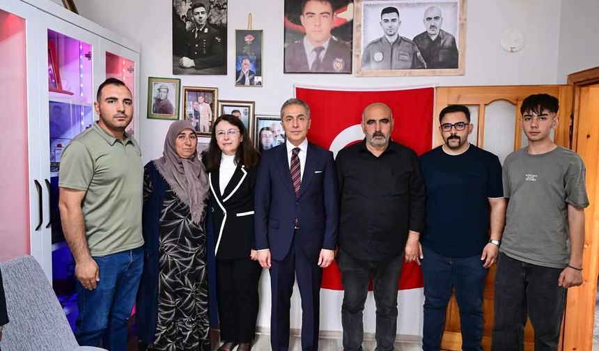 Şehit Astsubay Kıdemli Çavuş Hüseyin İpek’in Ailesine Bayram Ziyareti